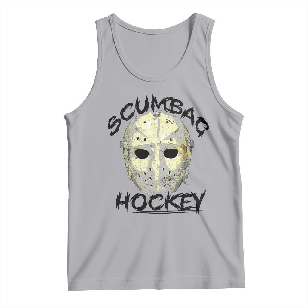 Scumbag Hockey Goalie Mask Vintage Graphic Tank Top TS02 Athletic Heather Print Your Wear