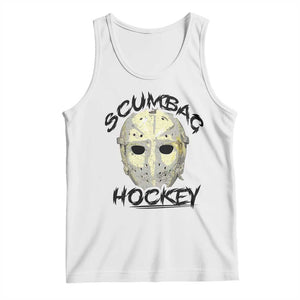 Scumbag Hockey Goalie Mask Vintage Graphic Tank Top TS02 White Print Your Wear