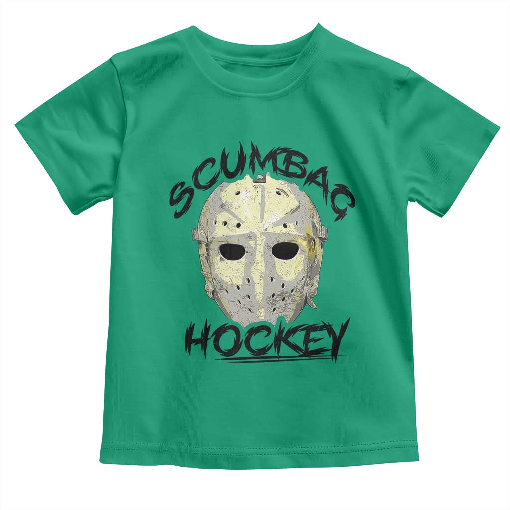 Scumbag Hockey Goalie Mask Vintage Graphic Toddler T Shirt TS02 Irish Green Print Your Wear