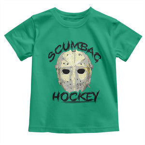 Scumbag Hockey Goalie Mask Vintage Graphic Toddler T Shirt TS02 Irish Green Print Your Wear