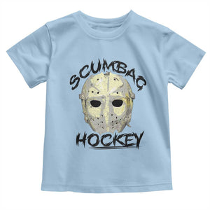 Scumbag Hockey Goalie Mask Vintage Graphic Toddler T Shirt TS02 Light Blue Print Your Wear