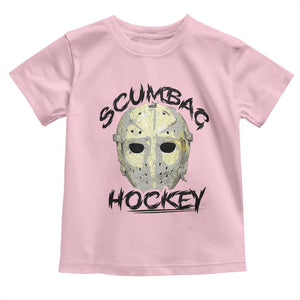 Scumbag Hockey Goalie Mask Vintage Graphic Toddler T Shirt TS02 Light Pink Print Your Wear