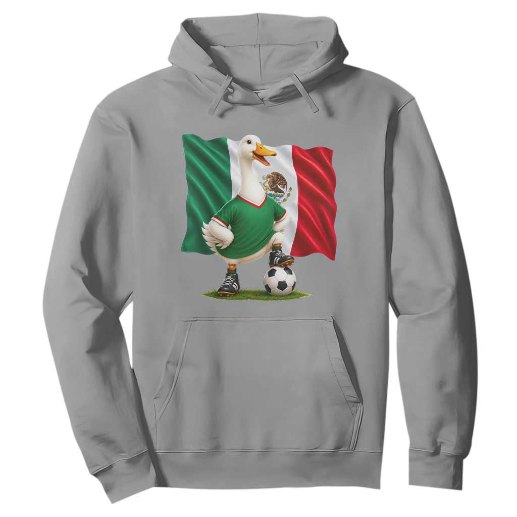 Merlin the Duck Mexico Flag Soccer Player Hoodie Mexican Pride Football Fans