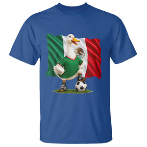 Merlin the Duck Mexico Flag Soccer Player T Shirt Mexican Pride Football Fans