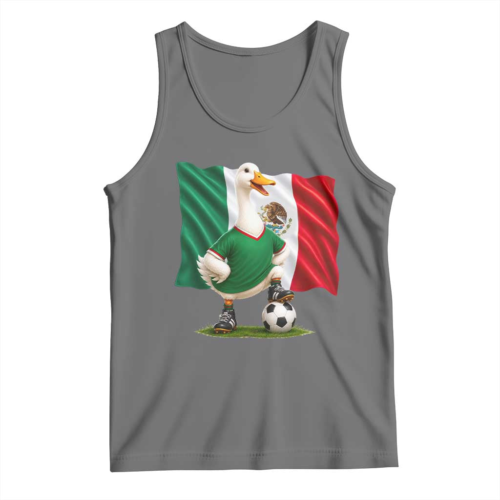 Merlin the Duck Mexico Flag Soccer Player Tank Top Mexican Pride Football Fans