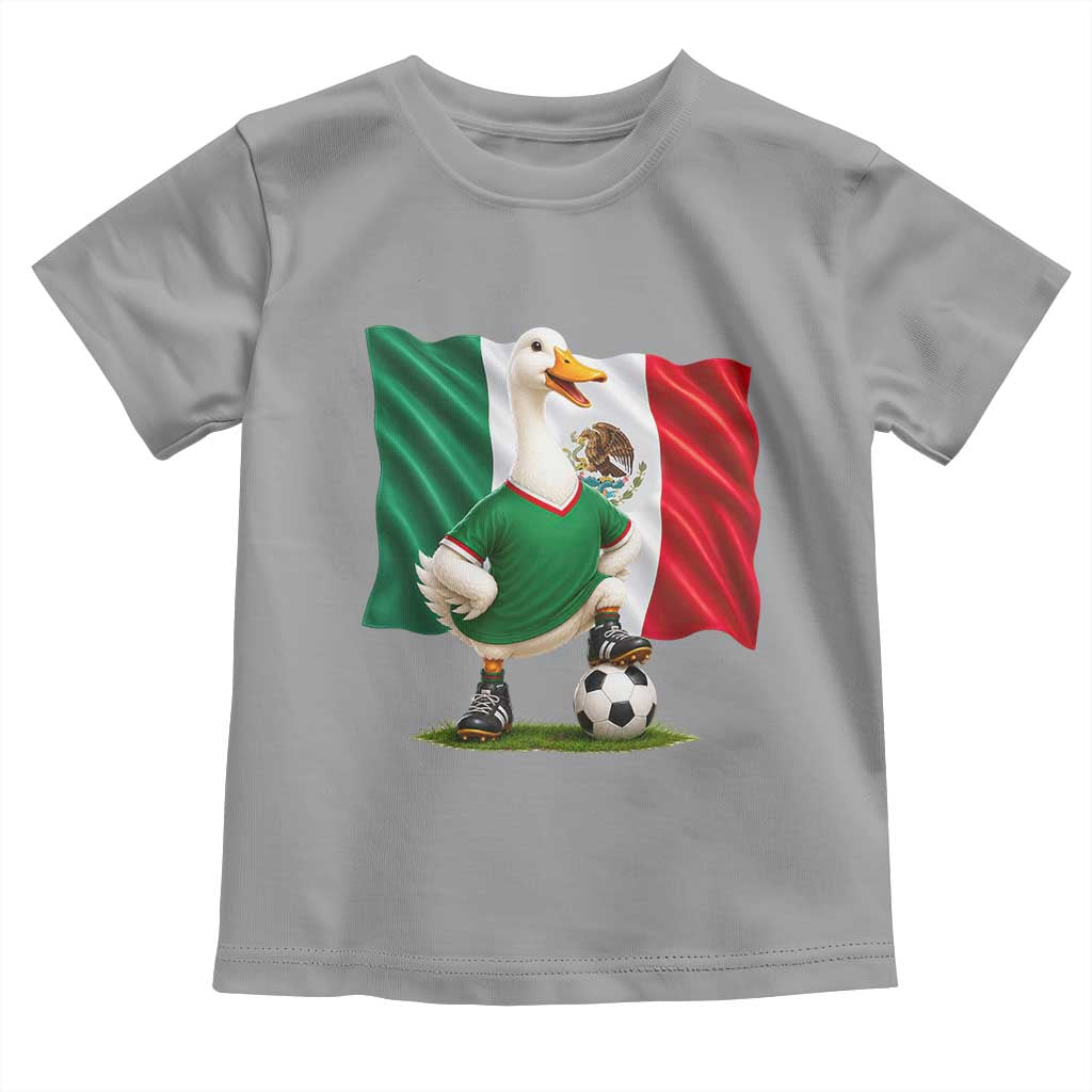 Merlin the Duck Mexico Flag Soccer Player Toddler T Shirt Mexican Pride Football Fans