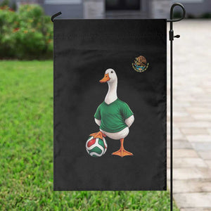 Merlin the Duck Soccer Player Mexico Fans Garden Flag Mexican Sports Futbol Lovers Viral Animal in Green Jersey Graphic
