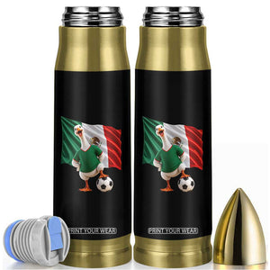 Funny Screaming Merlin the Duck Bullet Tumbler Mexico Soccer Flag Football Fans