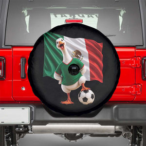 Funny Screaming Merlin the Duck Spare Tire Cover Mexico Soccer Flag Football Fans