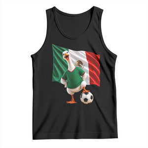Funny Screaming Merlin the Duck Tank Top Mexico Soccer Flag Football Fans