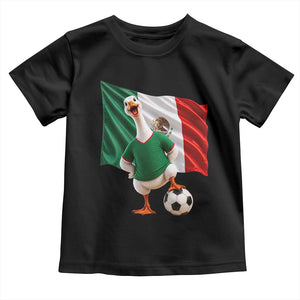Funny Screaming Merlin the Duck Toddler T Shirt Mexico Soccer Flag Football Fans