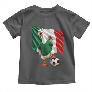 Funny Screaming Merlin the Duck Toddler T Shirt Mexico Soccer Flag Football Fans