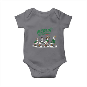 Merlin the Ducks Crosswalk Walk Parody Baby Onesie El Idolo Del Barrio Mexico Duck Soccer Football Fans