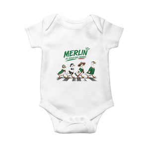 Merlin the Ducks Crosswalk Walk Parody Baby Onesie El Idolo Del Barrio Mexico Duck Soccer Football Fans