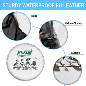 Merlin the Ducks Crosswalk Walk Parody Spare Tire Cover El Idolo Del Barrio Mexico Duck Soccer Football Fans
