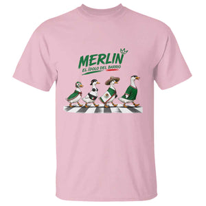 Merlin the Ducks Crosswalk Walk Parody T Shirt El Idolo Del Barrio Mexico Duck Soccer Football Fans