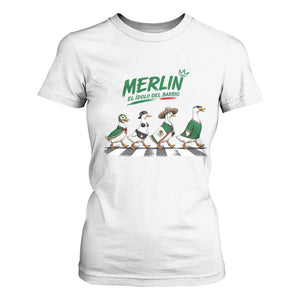 Merlin the Ducks Crosswalk Walk Parody T Shirt For Women El Idolo Del Barrio Mexico Duck Soccer Football Fans