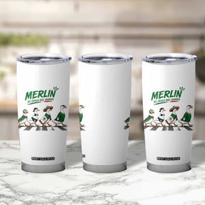 Merlin the Ducks Crosswalk Walk Parody Tumbler Cup El Idolo Del Barrio Mexico Duck Soccer Football Fans