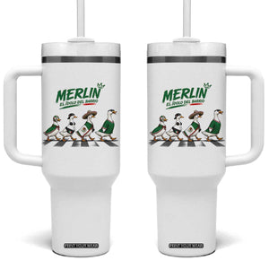 Merlin the Ducks Crosswalk Walk Parody Tumbler With Handle El Idolo Del Barrio Mexico Duck Soccer Football Fans