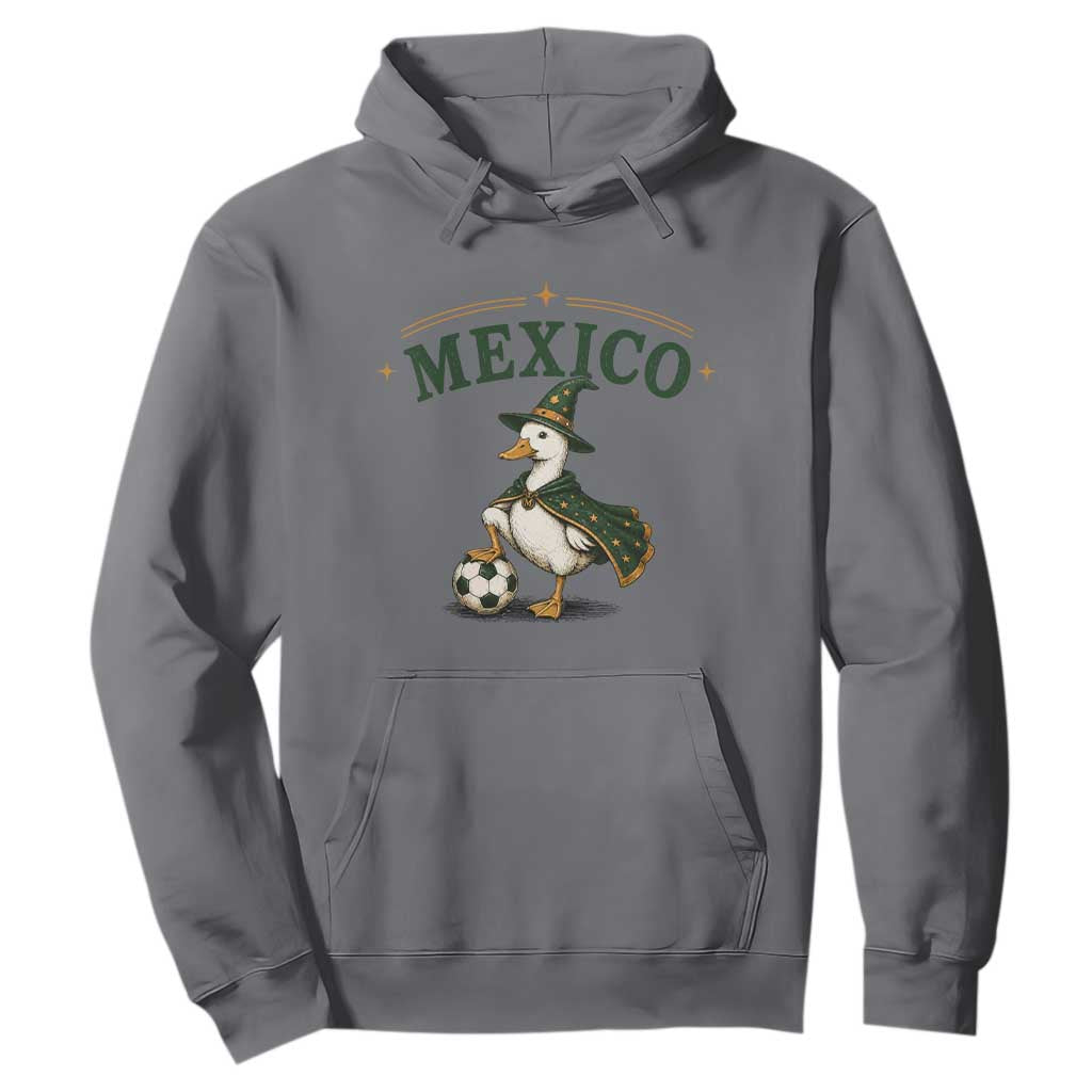 Vintage Mexico Soccer Wizard Duck Magical Fantasy Hoodie Retro Mexican Pride Football Fans