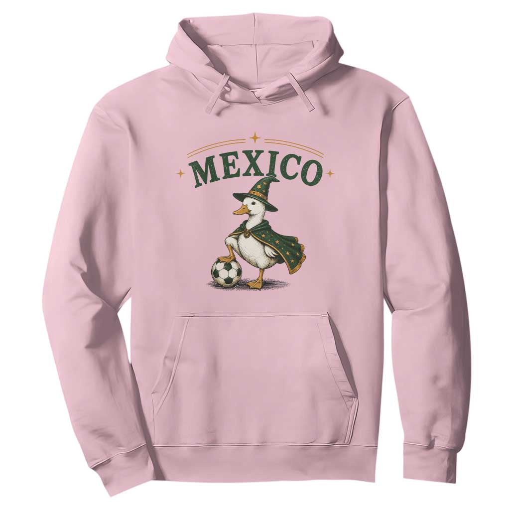 Vintage Mexico Soccer Wizard Duck Magical Fantasy Hoodie Retro Mexican Pride Football Fans