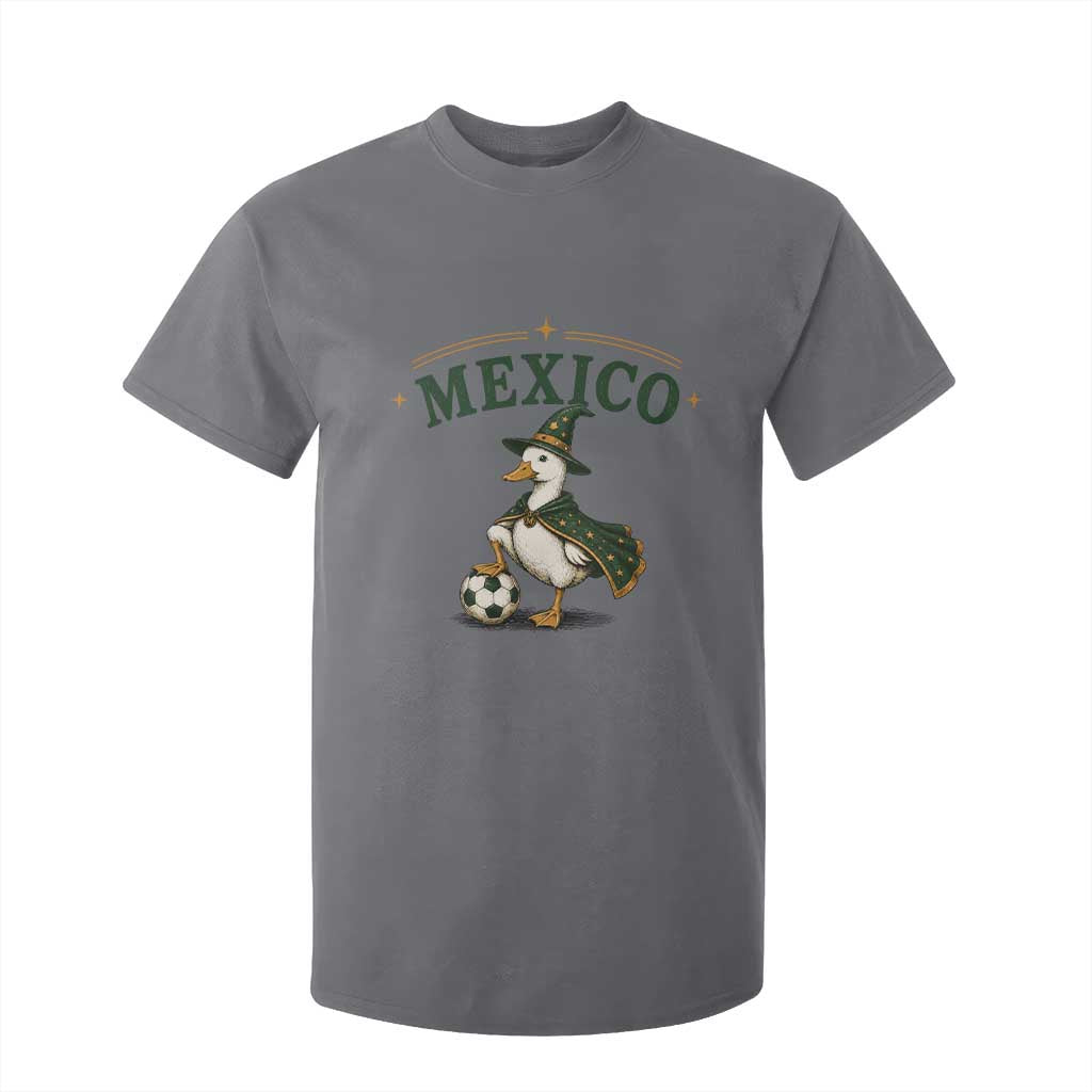 Vintage Mexico Soccer Wizard Duck Magical Fantasy T Shirt For Kid Retro Mexican Pride Football Fans