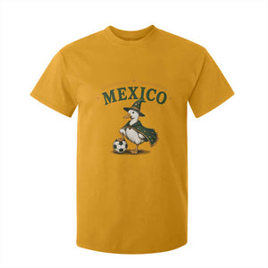Vintage Mexico Soccer Wizard Duck Magical Fantasy T Shirt For Kid Retro Mexican Pride Football Fans
