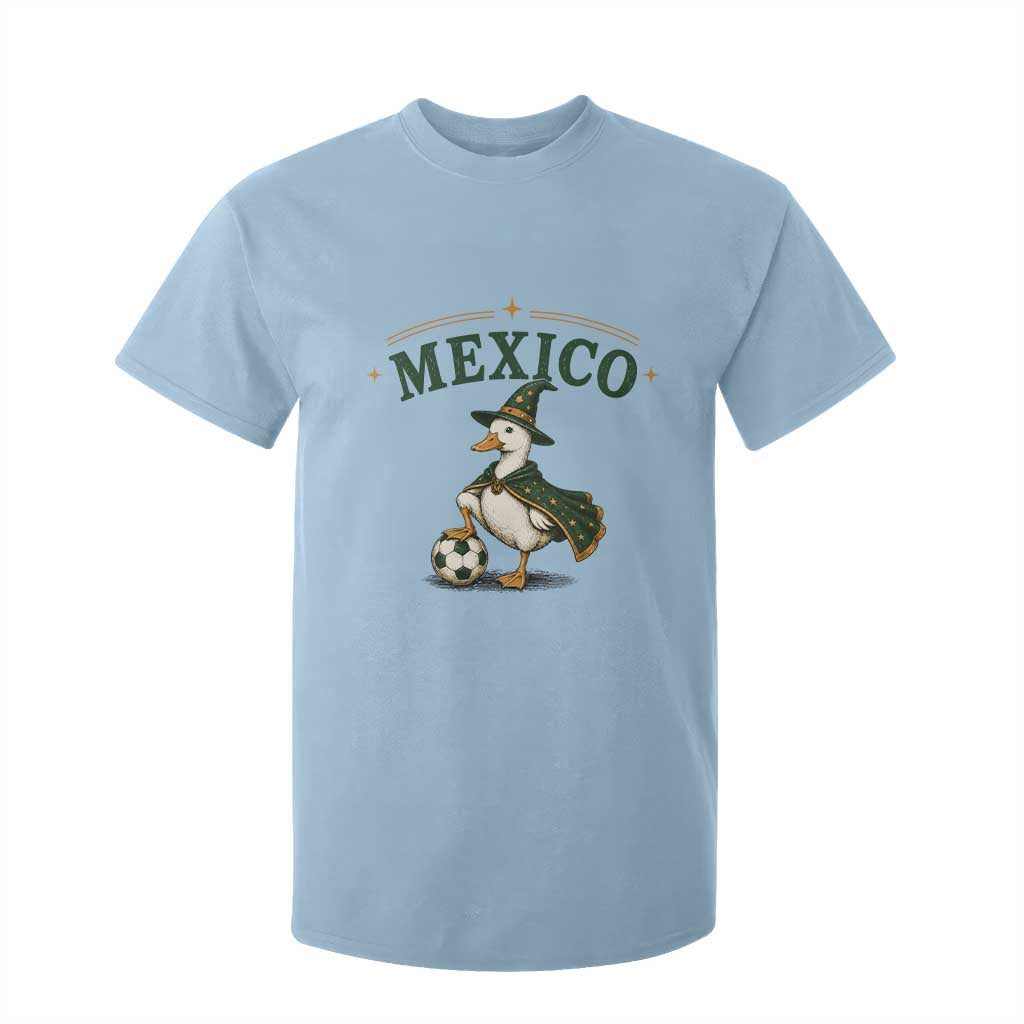 Vintage Mexico Soccer Wizard Duck Magical Fantasy T Shirt For Kid Retro Mexican Pride Football Fans