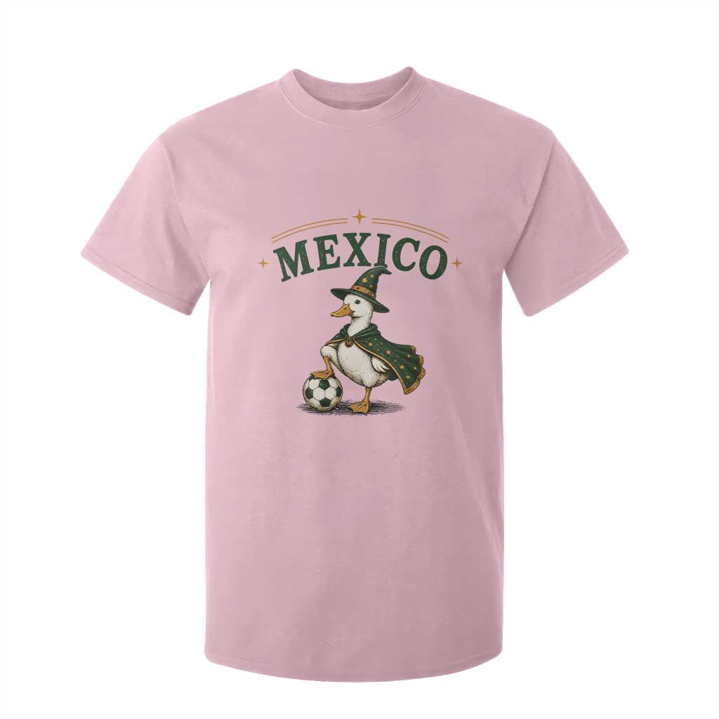 Vintage Mexico Soccer Wizard Duck Magical Fantasy T Shirt For Kid Retro Mexican Pride Football Fans