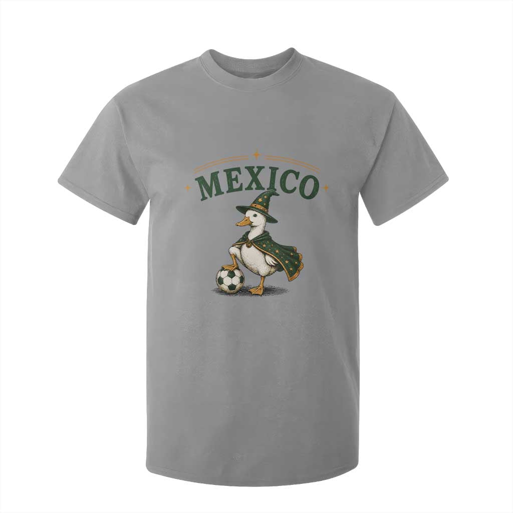 Vintage Mexico Soccer Wizard Duck Magical Fantasy T Shirt For Kid Retro Mexican Pride Football Fans