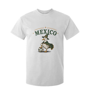 Vintage Mexico Soccer Wizard Duck Magical Fantasy T Shirt For Kid Retro Mexican Pride Football Fans