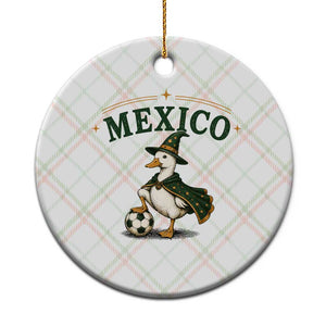 Vintage Mexico Soccer Wizard Duck Magical Fantasy Ceramic Ornament Retro Mexican Pride Football Fans