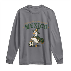 Vintage Mexico Soccer Wizard Duck Magical Fantasy Long Sleeve Shirt Retro Mexican Pride Football Fans