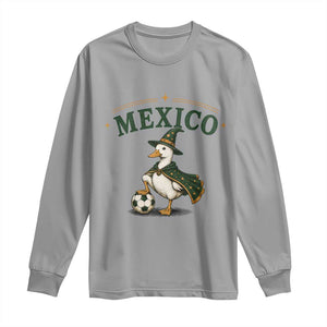 Vintage Mexico Soccer Wizard Duck Magical Fantasy Long Sleeve Shirt Retro Mexican Pride Football Fans