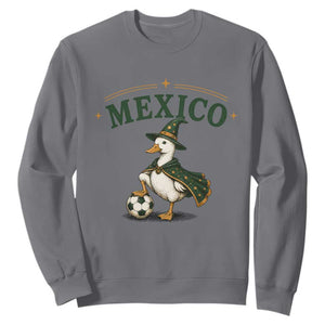 Vintage Mexico Soccer Wizard Duck Magical Fantasy Sweatshirt Retro Mexican Pride Football Fans