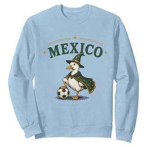 Vintage Mexico Soccer Wizard Duck Magical Fantasy Sweatshirt Retro Mexican Pride Football Fans