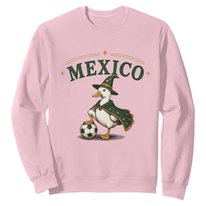 Vintage Mexico Soccer Wizard Duck Magical Fantasy Sweatshirt Retro Mexican Pride Football Fans