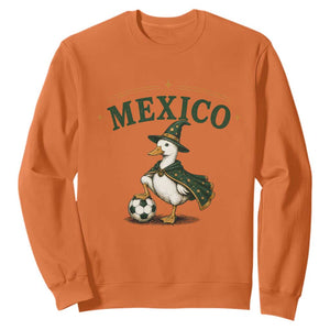 Vintage Mexico Soccer Wizard Duck Magical Fantasy Sweatshirt Retro Mexican Pride Football Fans