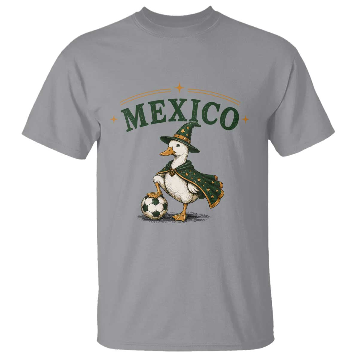 Vintage Mexico Soccer Wizard Duck Magical Fantasy T Shirt Retro Mexican Pride Football Fans