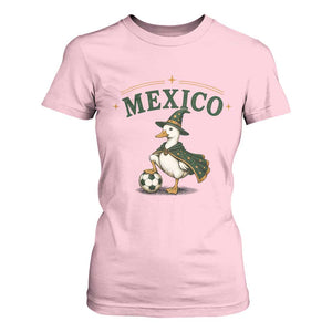 Vintage Mexico Soccer Wizard Duck Magical Fantasy T Shirt For Women Retro Mexican Pride Football Fans