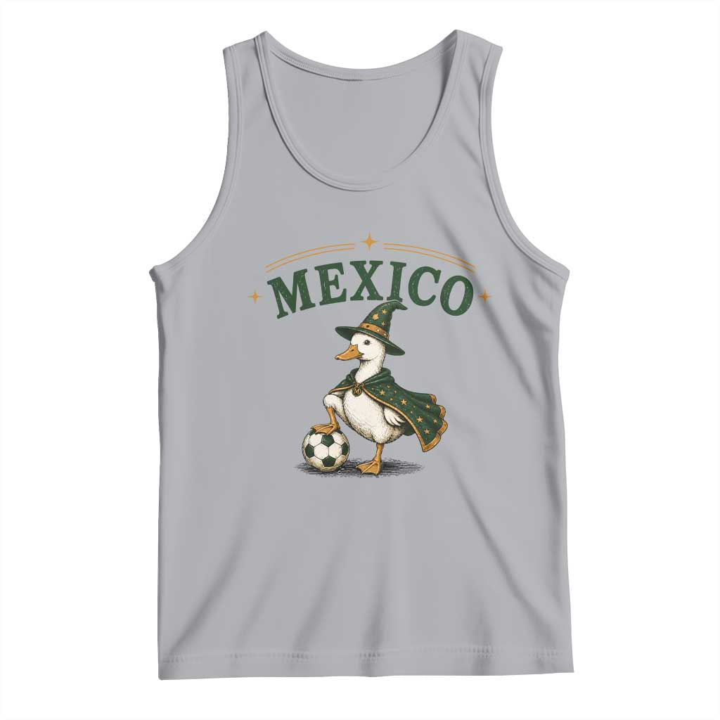 Vintage Mexico Soccer Wizard Duck Magical Fantasy Tank Top Retro Mexican Pride Football Fans