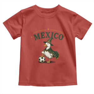 Vintage Mexico Soccer Wizard Duck Magical Fantasy Toddler T Shirt Retro Mexican Pride Football Fans