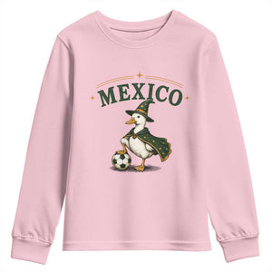 Vintage Mexico Soccer Wizard Duck Magical Fantasy Youth Sweatshirt Retro Mexican Pride Football Fans