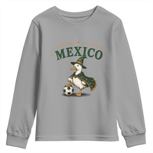 Vintage Mexico Soccer Wizard Duck Magical Fantasy Youth Sweatshirt Retro Mexican Pride Football Fans