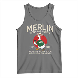 Merlin the Duck Honk Tour Mexico Retro Band Parody Tank Top Mexican Pride Soccer Locer Football Fans