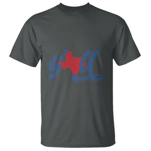 Texas Y'all T Shirt US Texan Pride TS02 Dark Heather Printyourwear