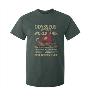 Odysseus Extended World Tour T Shirt For Kid Funny Greek Mythology Odyssey History Gift