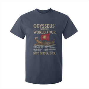 Odysseus Extended World Tour T Shirt For Kid Funny Greek Mythology Odyssey History Gift