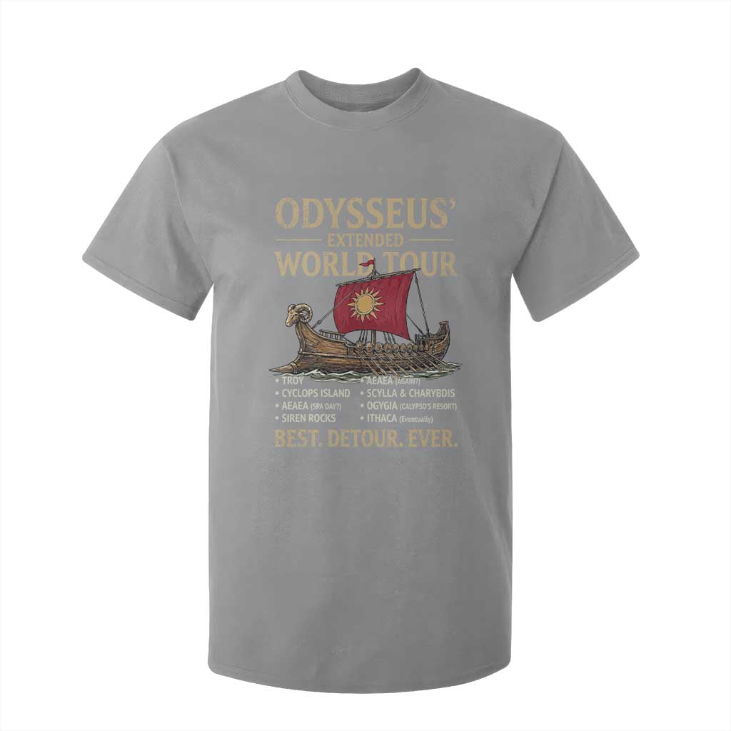 Odysseus Extended World Tour T Shirt For Kid Funny Greek Mythology Odyssey History Gift