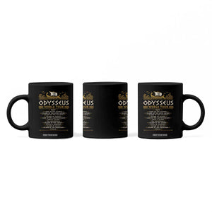 Odysseus World Tour Epic Journey Coffee Mug Funny Greek Mythology Odyssey History Gift